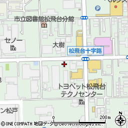 千葉県松戸市松飛台272周辺の地図