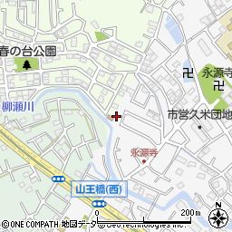 埼玉県所沢市久米1372-34周辺の地図