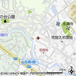 埼玉県所沢市久米1372-57周辺の地図