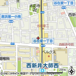 株式会社日本典礼西新井会館周辺の地図