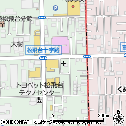 千葉県松戸市松飛台267-48周辺の地図