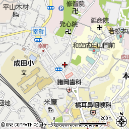 成毛家旅館周辺の地図
