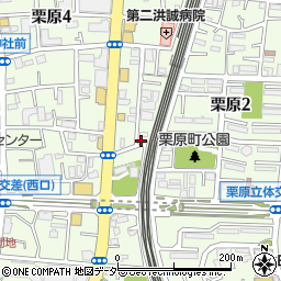 東京都足立区栗原4丁目10-2周辺の地図