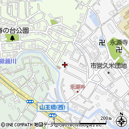 埼玉県所沢市久米1372-35周辺の地図