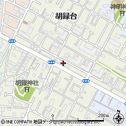 千葉県松戸市胡録台168-14周辺の地図