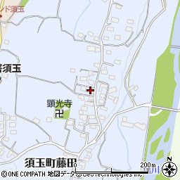 山梨県北杜市須玉町藤田1461-1周辺の地図