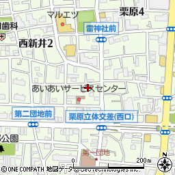 西新井ケアセンター周辺の地図