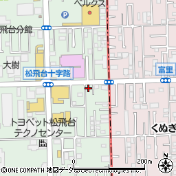 千葉県松戸市松飛台267-47周辺の地図