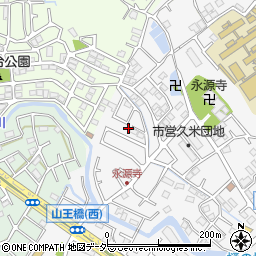 埼玉県所沢市久米1370-13周辺の地図