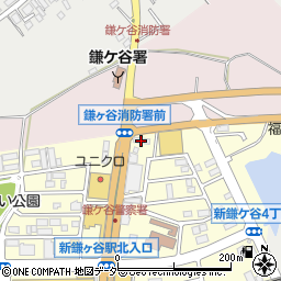 ａｐｏｌｌｏｓｔａｔｉｏｎセルフ新鎌ケ谷ＳＳ周辺の地図