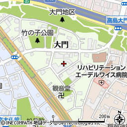 東京都板橋区大門周辺の地図