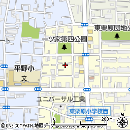 東京都足立区一ツ家1丁目23周辺の地図