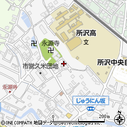 埼玉県所沢市久米1307周辺の地図
