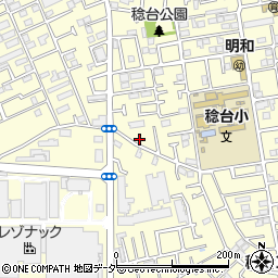 千葉県松戸市稔台2丁目30周辺の地図