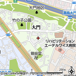 東京都板橋区大門7周辺の地図
