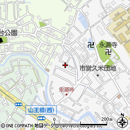 埼玉県所沢市久米1370-7周辺の地図