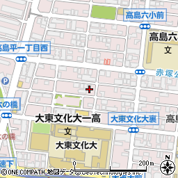 東京都板橋区高島平1丁目周辺の地図