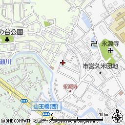 埼玉県所沢市久米1372-39周辺の地図