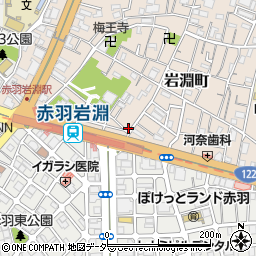 東京都北区岩淵町32-1周辺の地図
