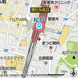 千葉県松戸市松戸1254周辺の地図