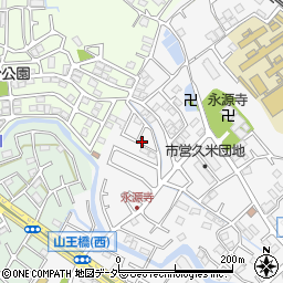 埼玉県所沢市久米1370-12周辺の地図