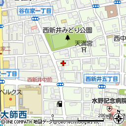 セブンイレブン足立西新井５丁目店周辺の地図