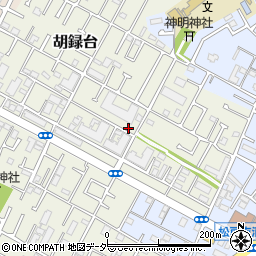 千葉県松戸市胡録台140-10周辺の地図