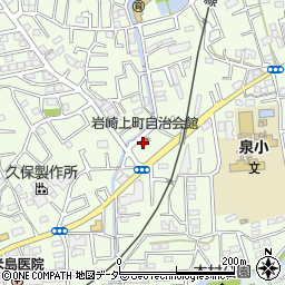 山口上町自治会館周辺の地図