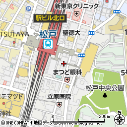 松戸ボックスヒル歯科周辺の地図