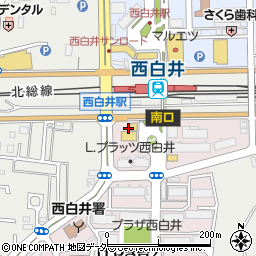 餃子の王将 西白井店周辺の地図