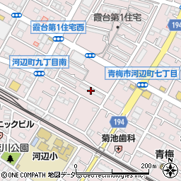 都公社霞台第１住宅周辺の地図
