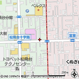 リパーク松戸松飛台第３駐車場周辺の地図
