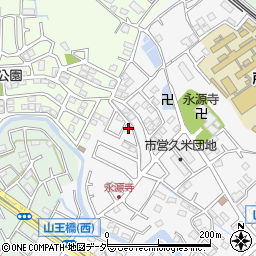 埼玉県所沢市久米1370-10周辺の地図