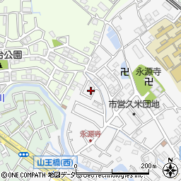 埼玉県所沢市久米1371-13周辺の地図