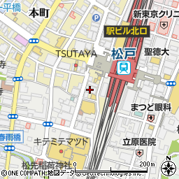 河合塾マナビス　松戸校周辺の地図