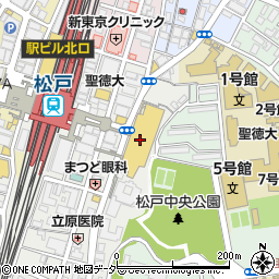 ダイソープラーレ松戸店周辺の地図