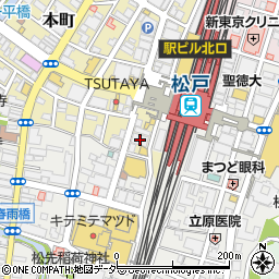 太陽生命保険株式会社　松戸支社周辺の地図