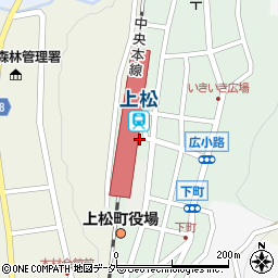 上松町観光情報センター周辺の地図
