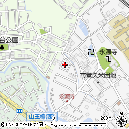 埼玉県所沢市久米1371-12周辺の地図