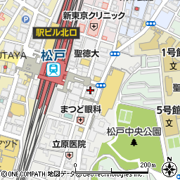 三井住友銀行松戸支店周辺の地図