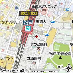 松戸ビアホール周辺の地図