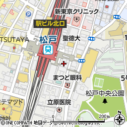 横浜家系らーめん 武蔵家 松戸店周辺の地図