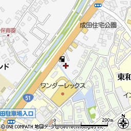 川久石油株式会社　成田営業所周辺の地図