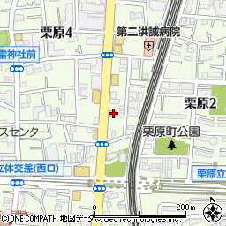 東京都足立区栗原4丁目9-6周辺の地図