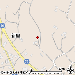 千葉県香取市新里1460-4周辺の地図