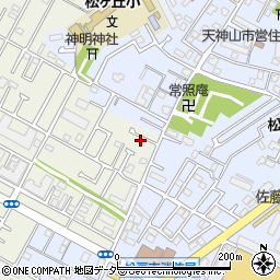 千葉県松戸市胡録台101周辺の地図