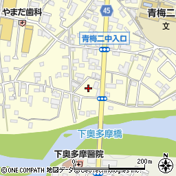 株式会社三陽社青梅本社周辺の地図