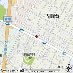 千葉県松戸市胡録台199-1周辺の地図
