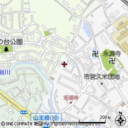 埼玉県所沢市久米1372-6周辺の地図