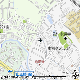 埼玉県所沢市久米1371-2周辺の地図